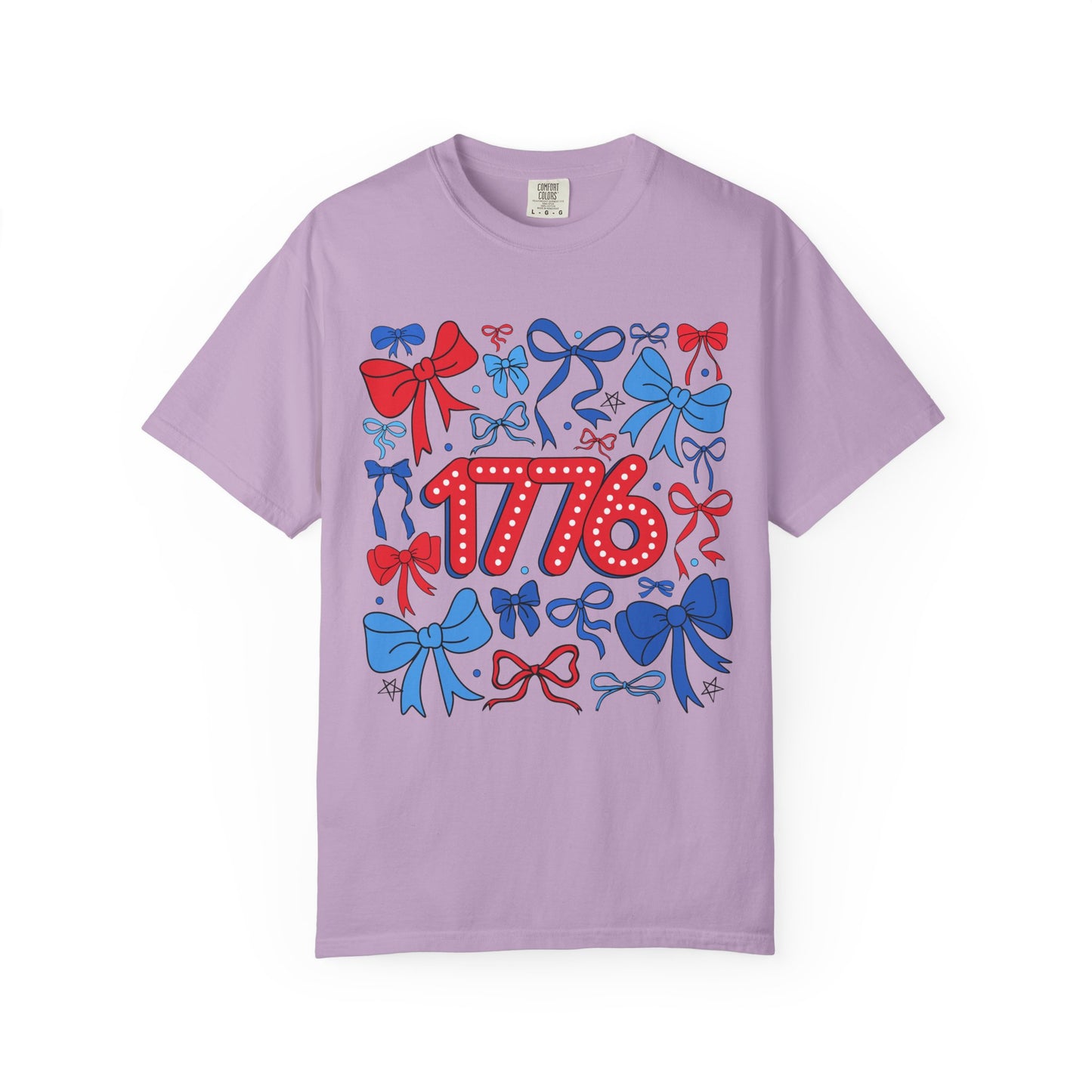 Coquette Bow 1776 Comfort Colors Tee