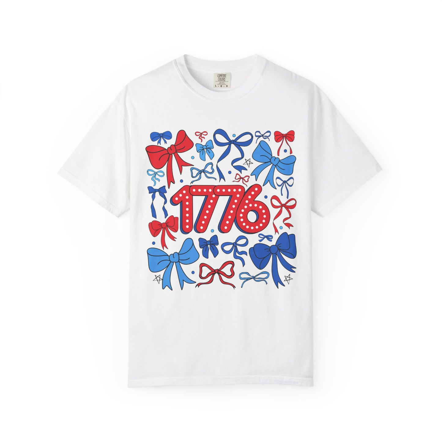 Coquette Bow 1776 Comfort Colors Tee