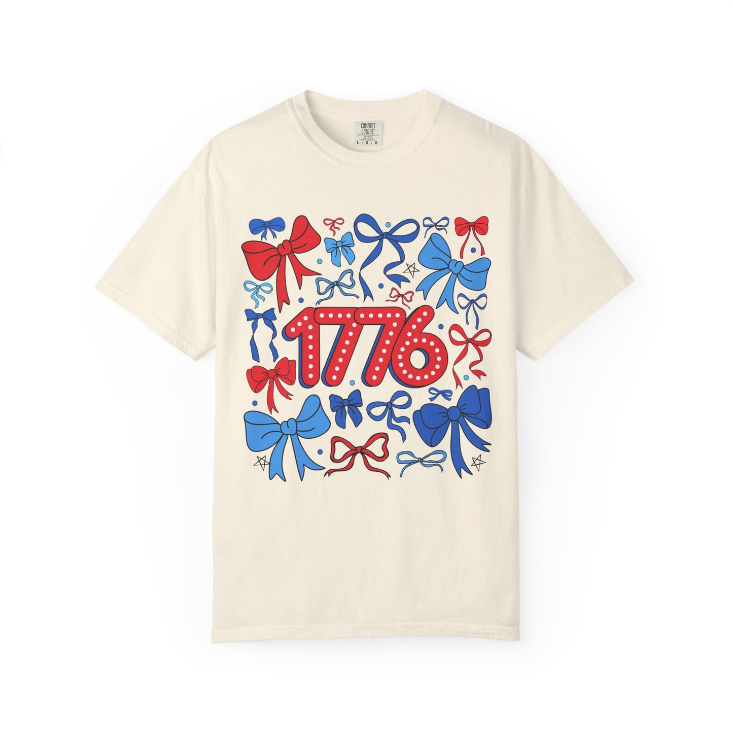 Coquette Bow 1776 Comfort Colors Tee