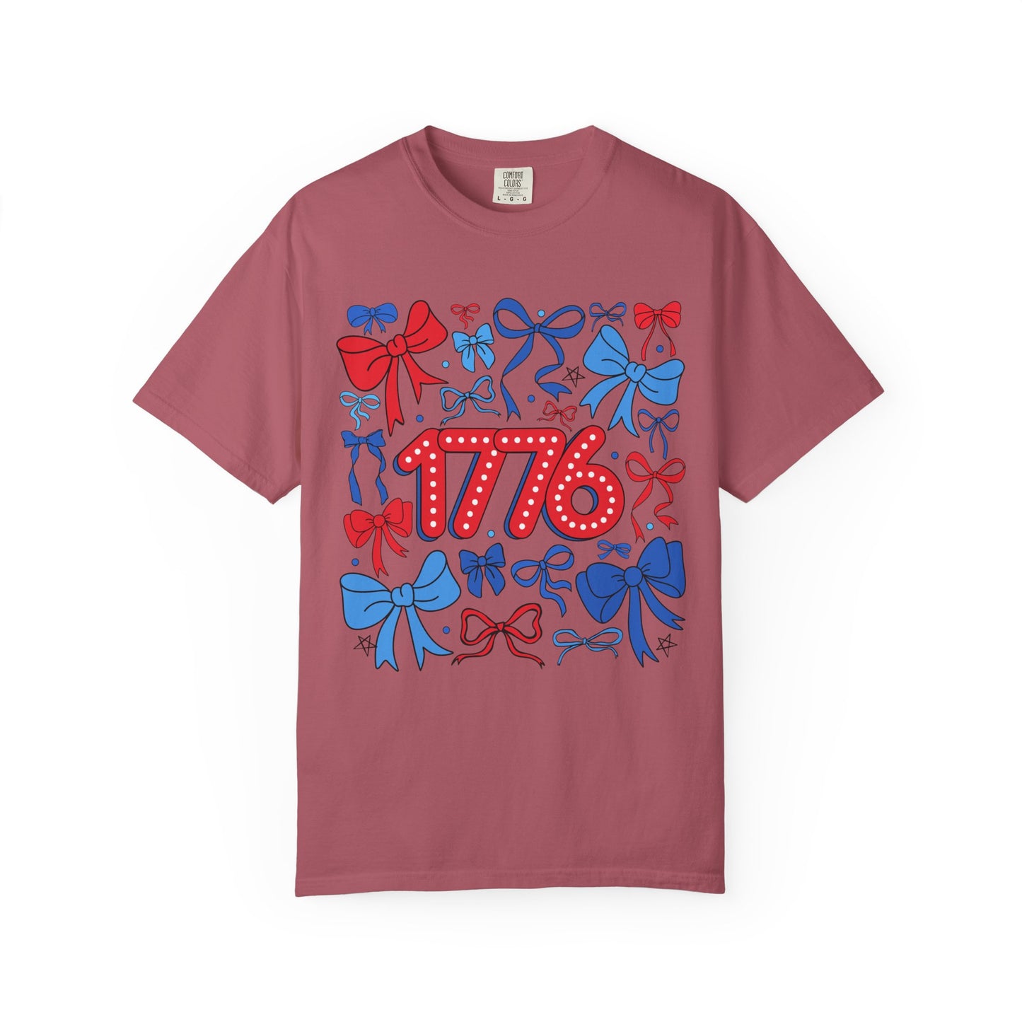 Coquette Bow 1776 Comfort Colors Tee