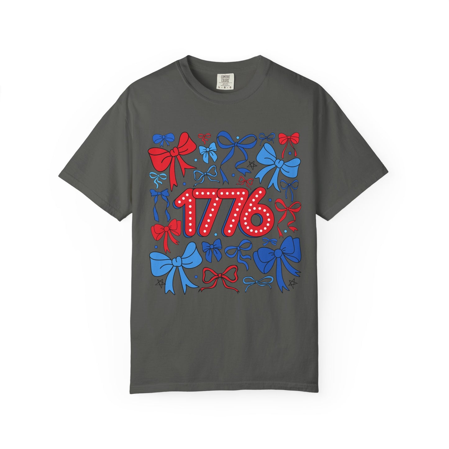 Coquette Bow 1776 Comfort Colors Tee
