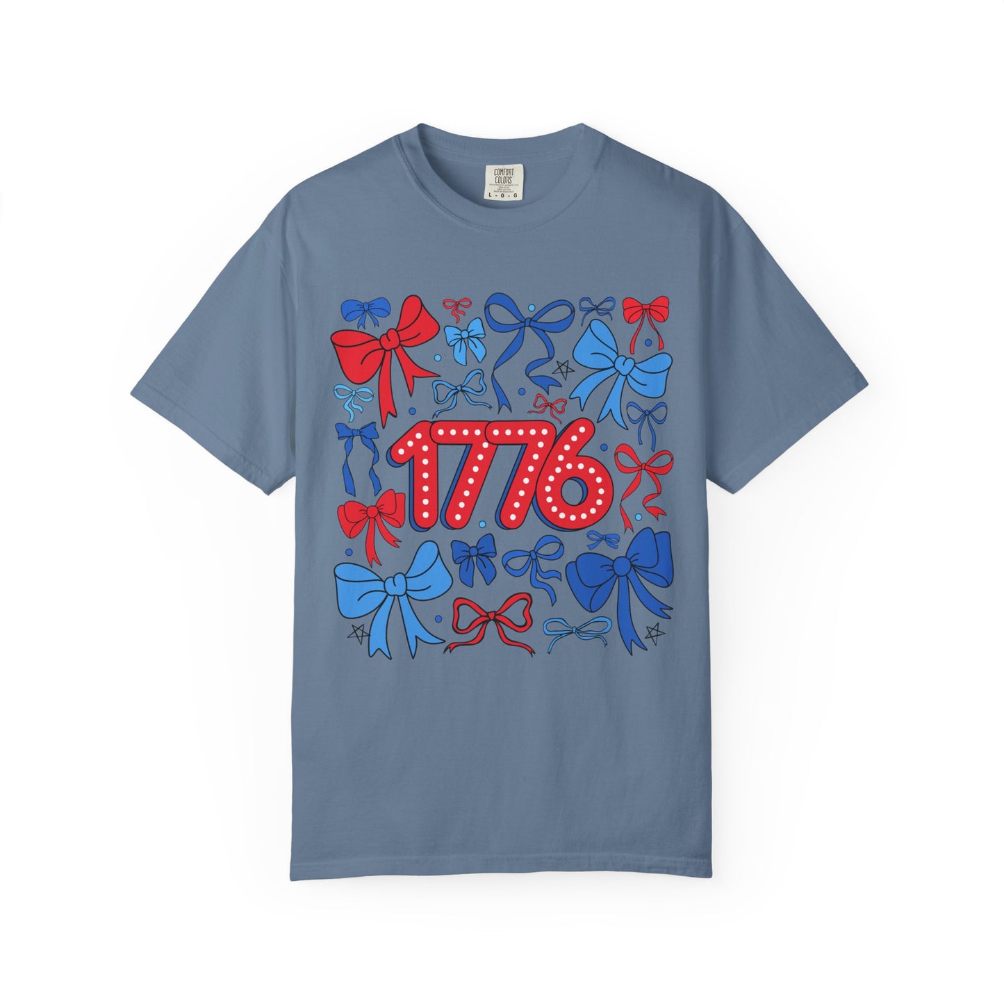 Coquette Bow 1776 Comfort Colors Tee