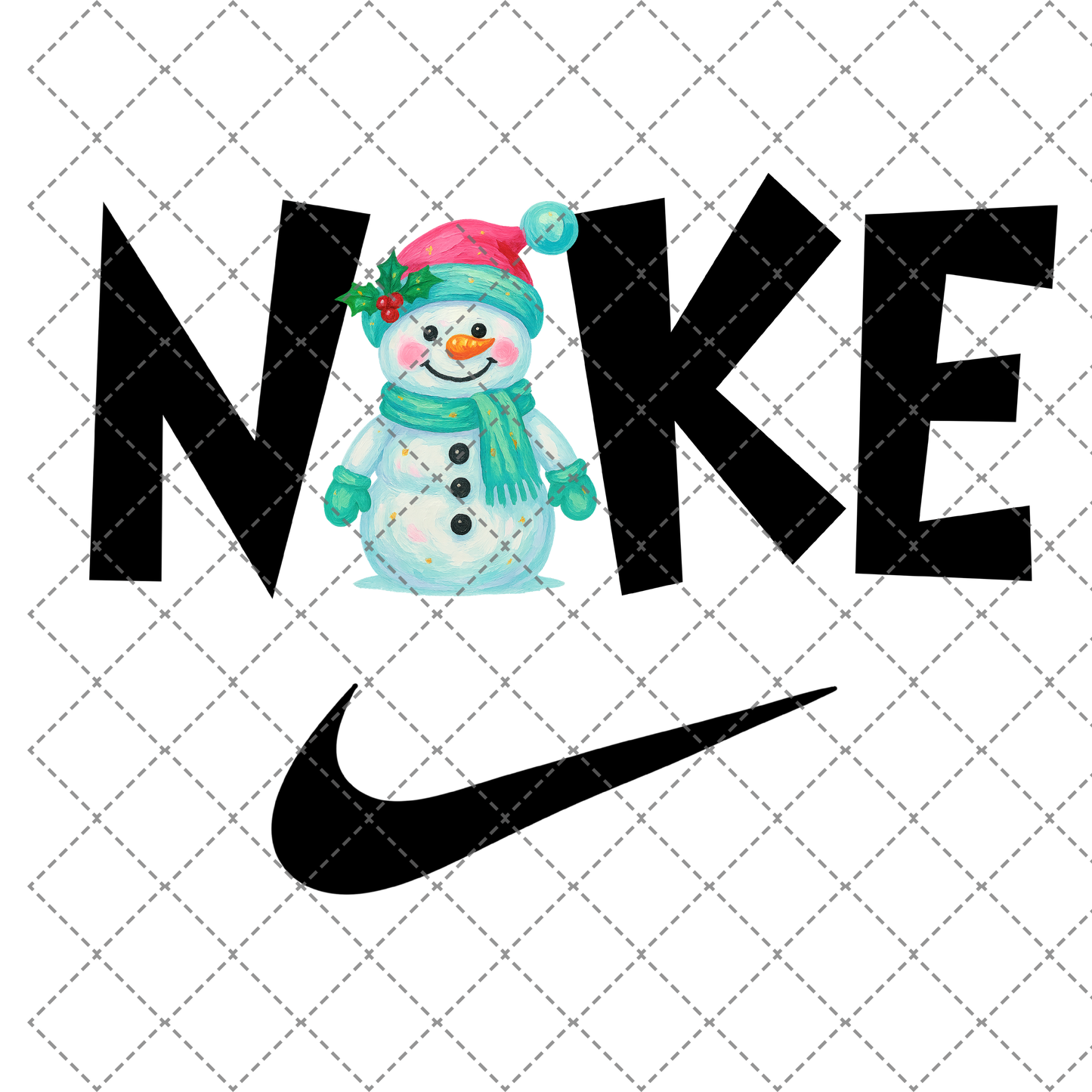 N*** Snowman PNG