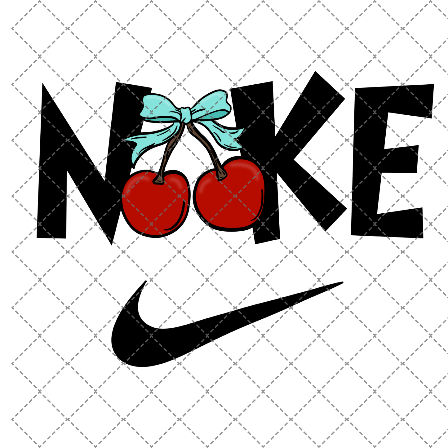 N*** Cherry Bow PNG