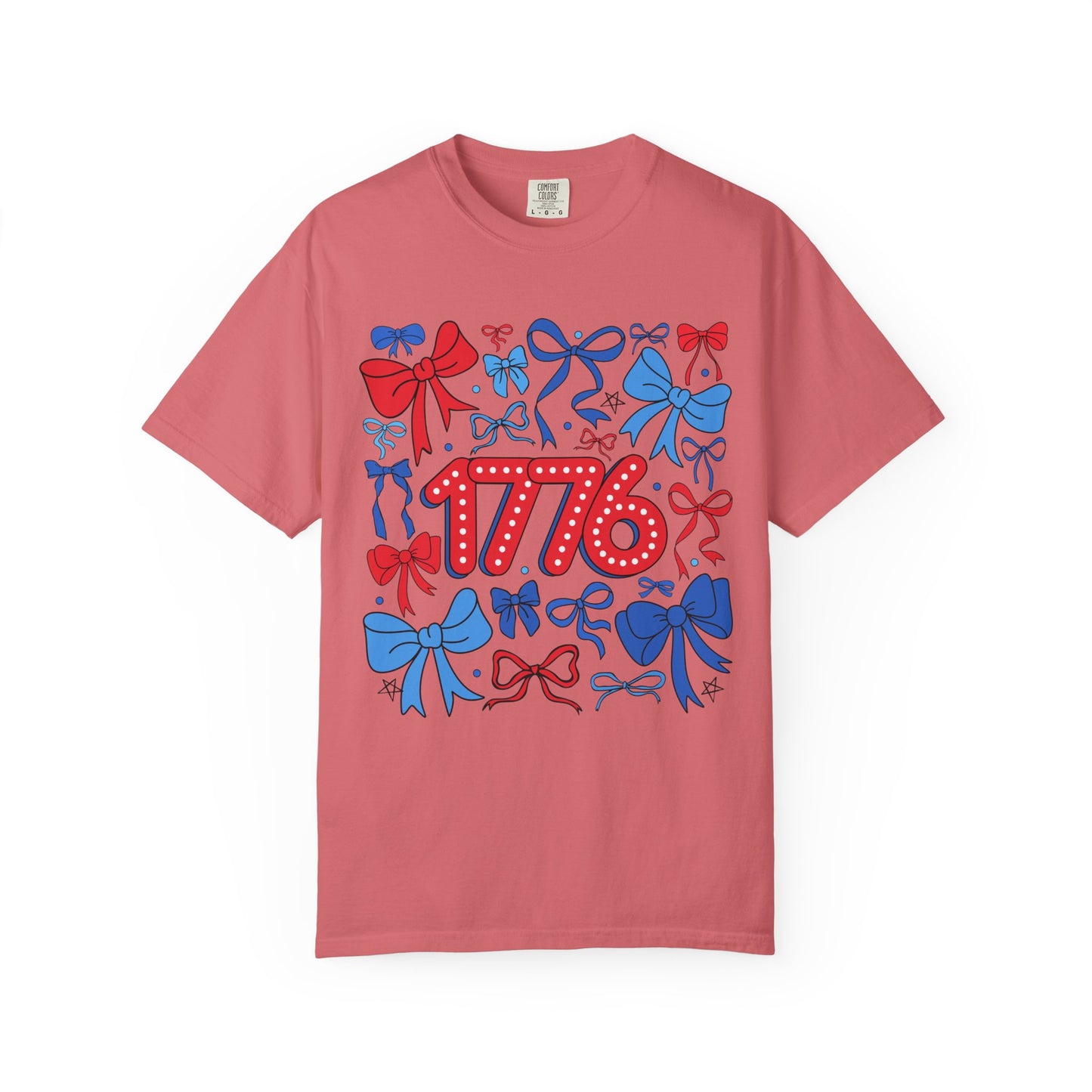 Coquette Bow 1776 Comfort Colors Tee