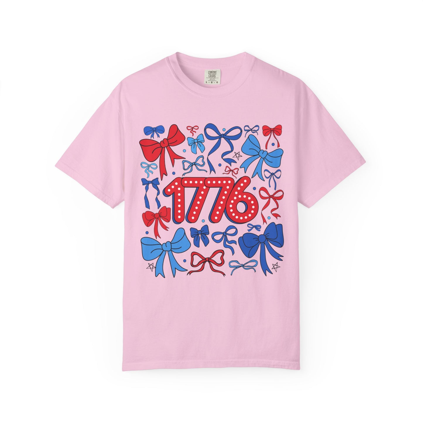 Coquette Bow 1776 Comfort Colors Tee