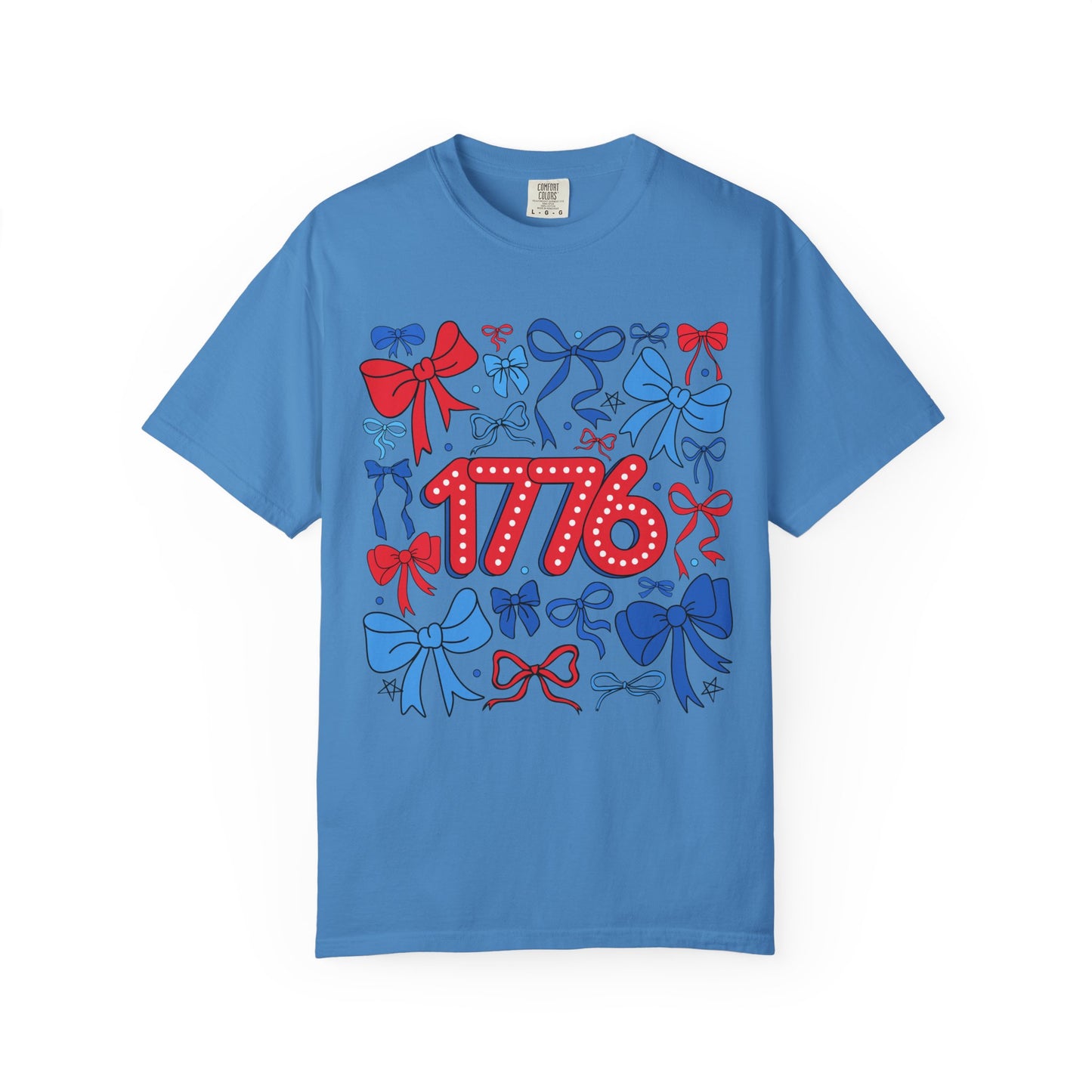 Coquette Bow 1776 Comfort Colors Tee
