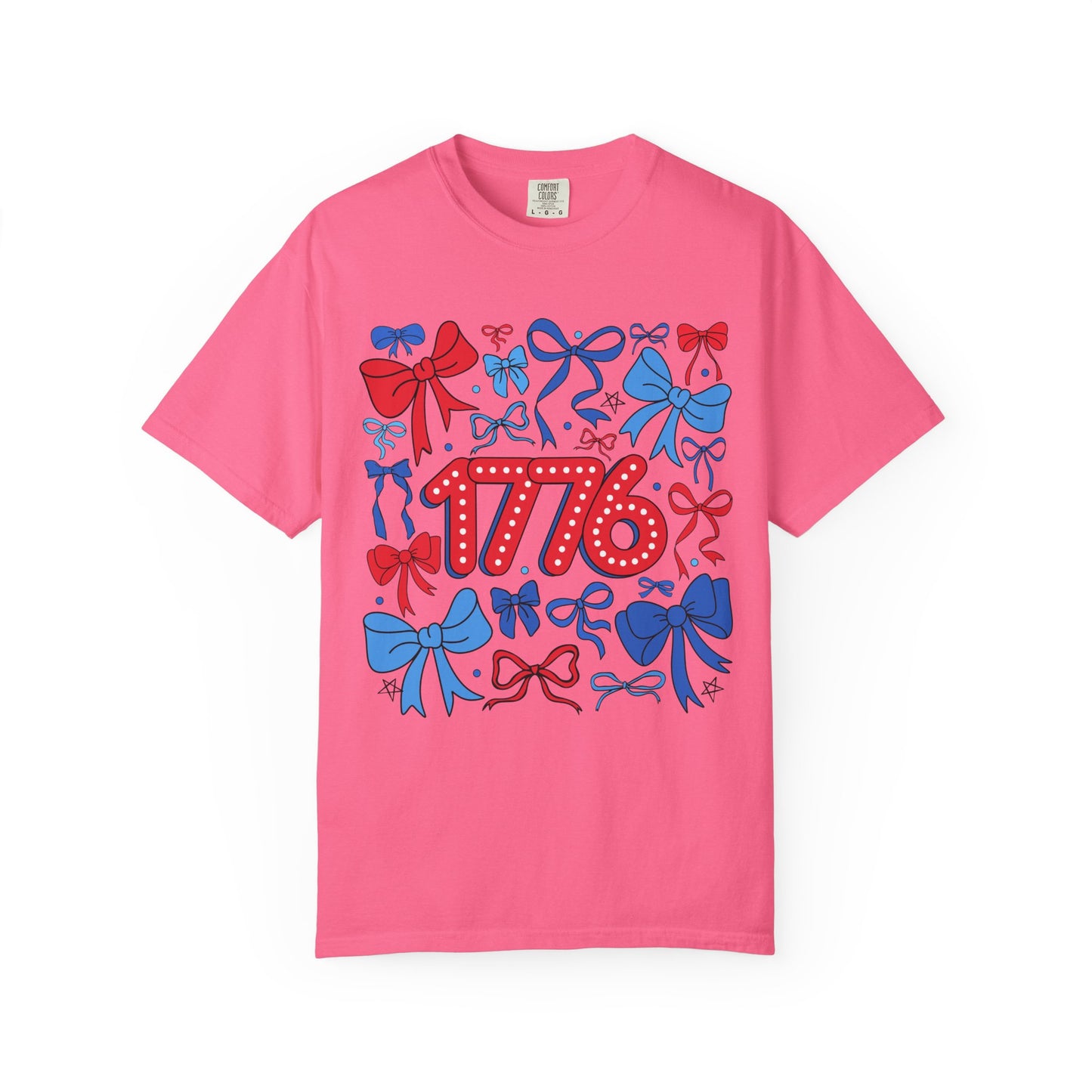 Coquette Bow 1776 Comfort Colors Tee