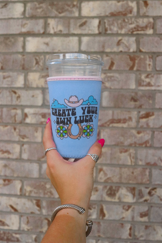 CREATE YOUR OWN LUCK COFFEE SLEEVE - MEDIUM
