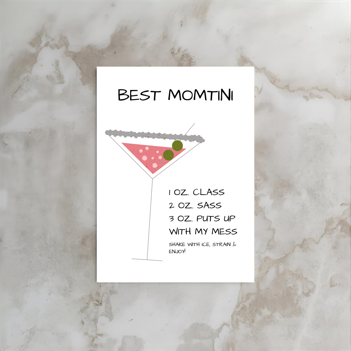 BEST MOMTINI CARD