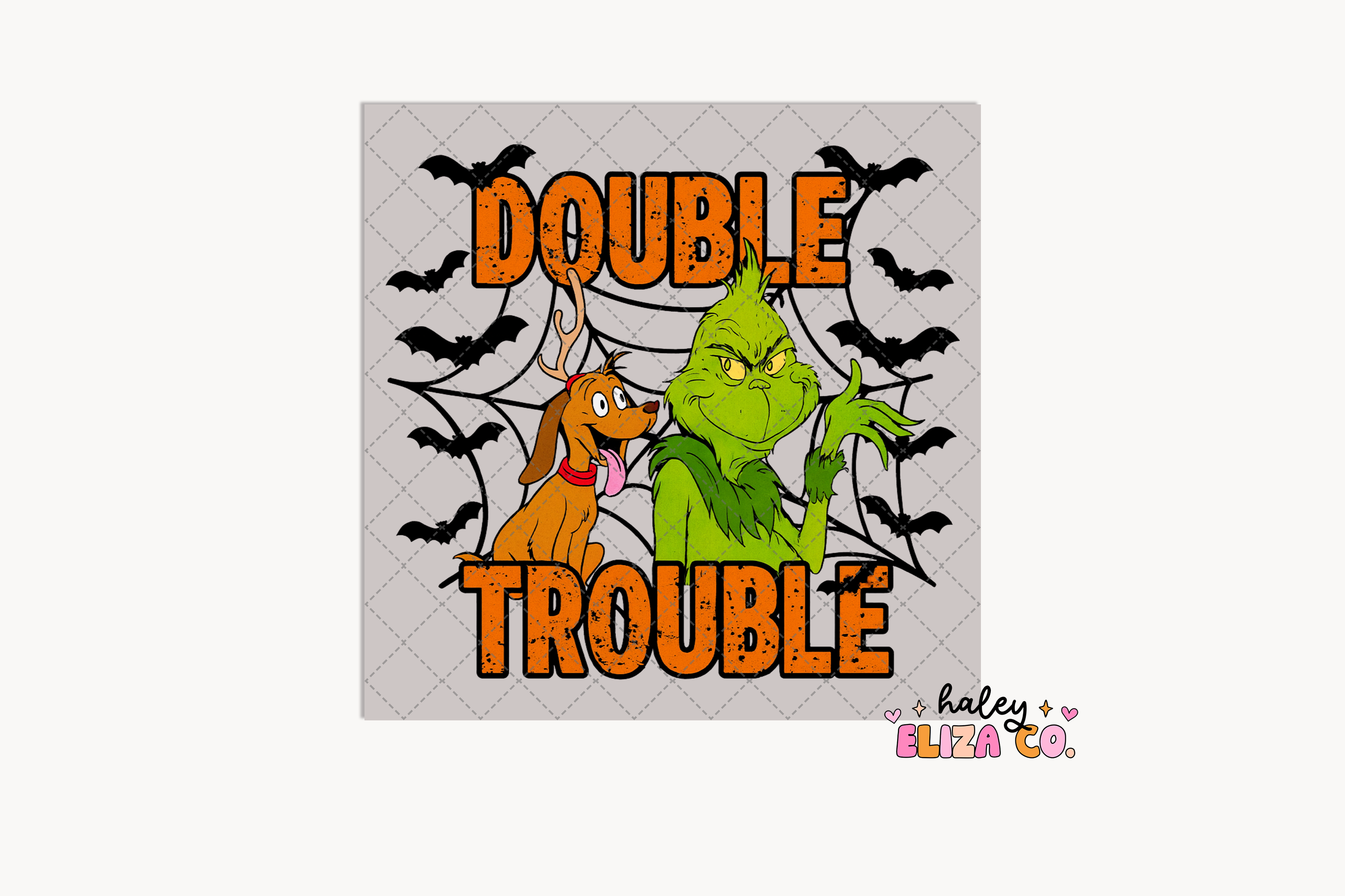 DTF Full Color Transfer - Double Trouble Green Guy & Max