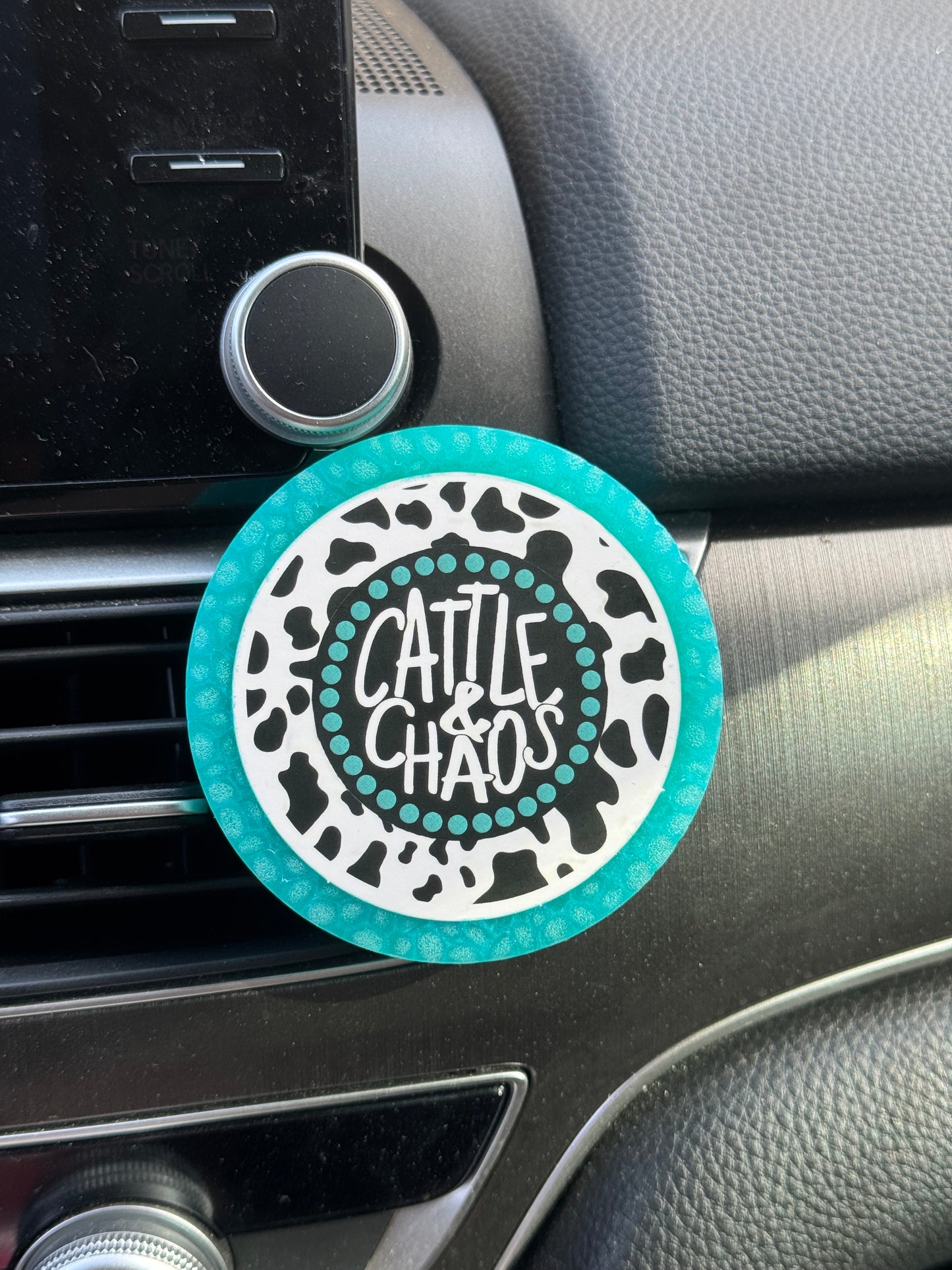 Cattle and Chaos Car Freshie