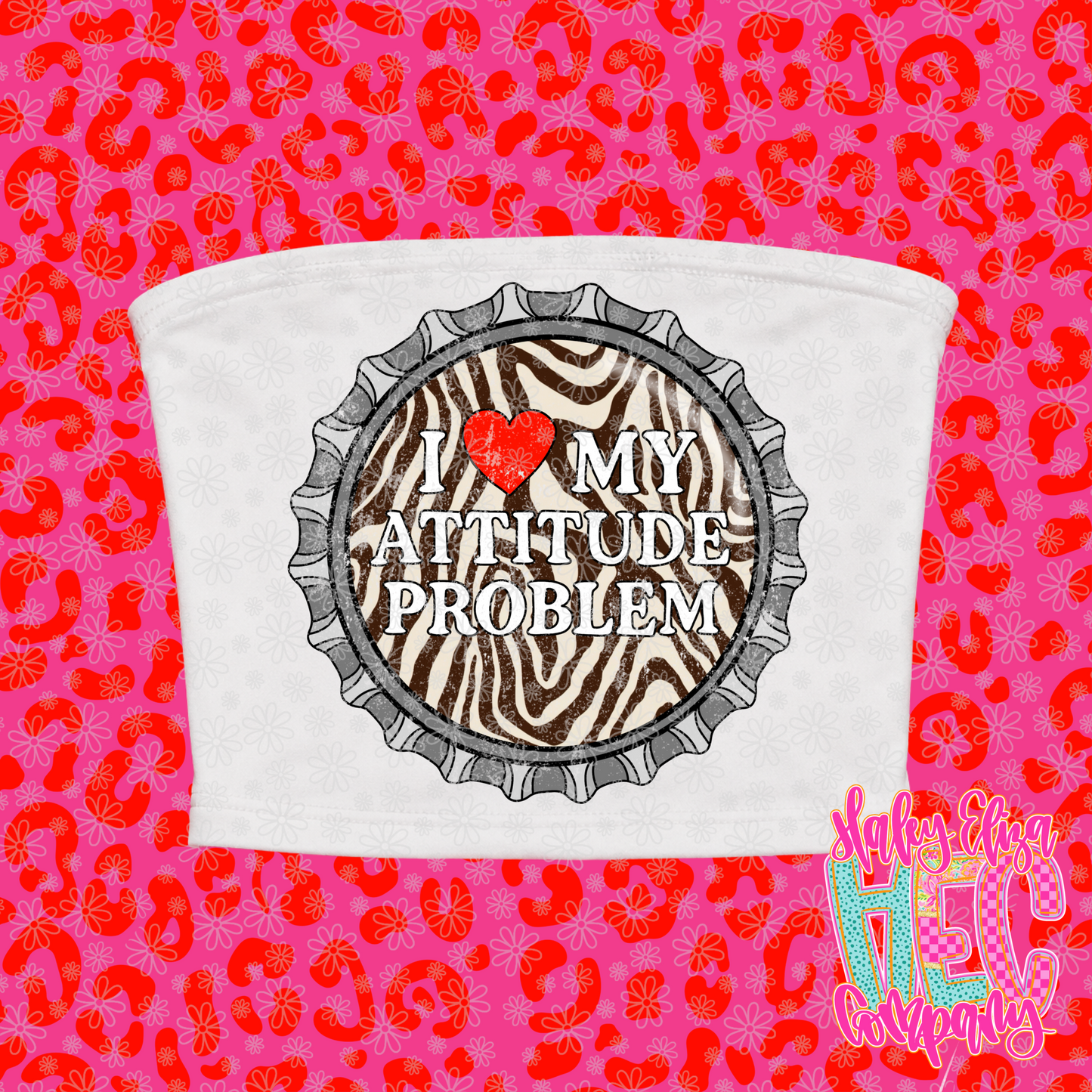 I LOVE MY ATTITUDE PROBLEM CLIPART OR PNG