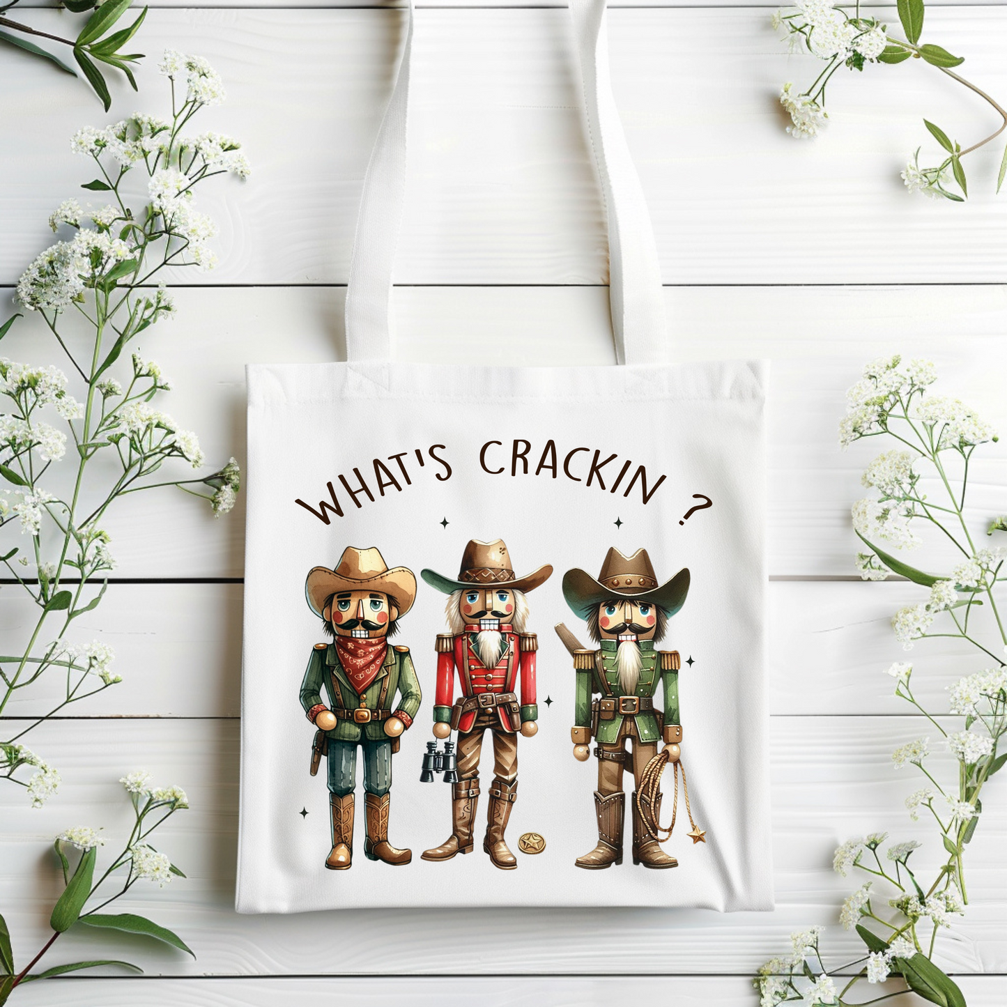 WHATS CRACKIN TOTE BAG
