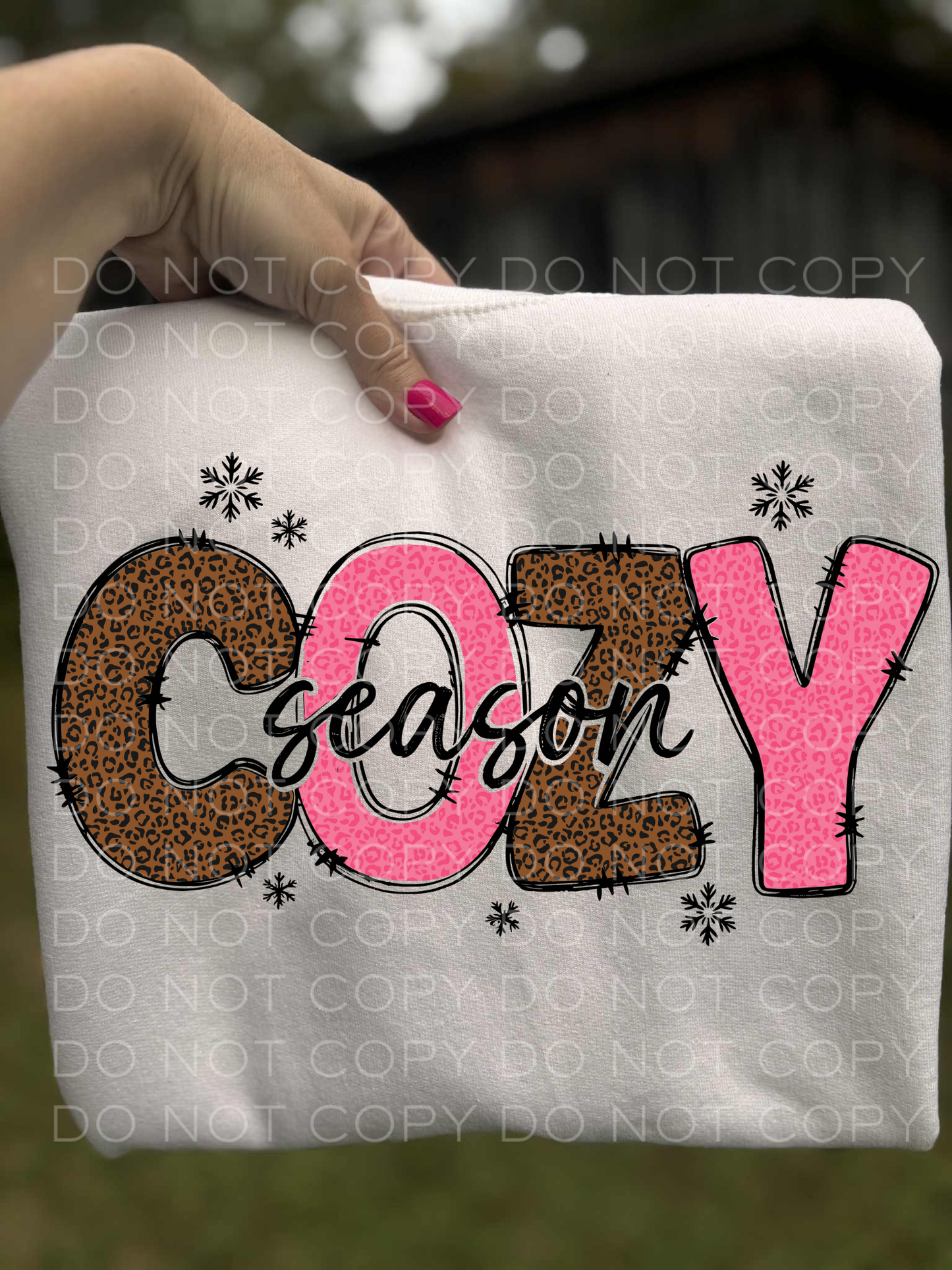 Cheetah Cozy Season PNG
