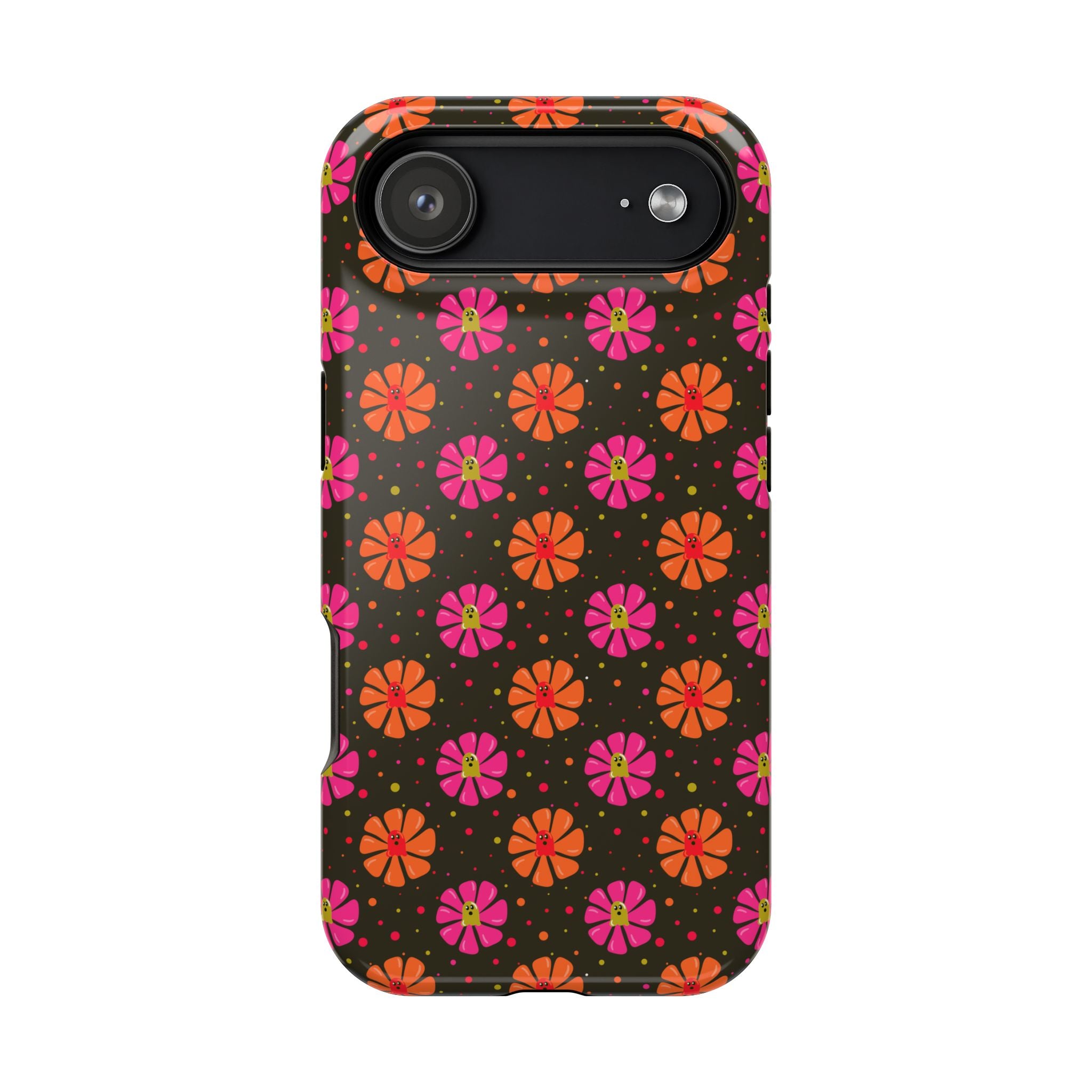 Ghost Retro Floral Magnetic Impact Phone Case