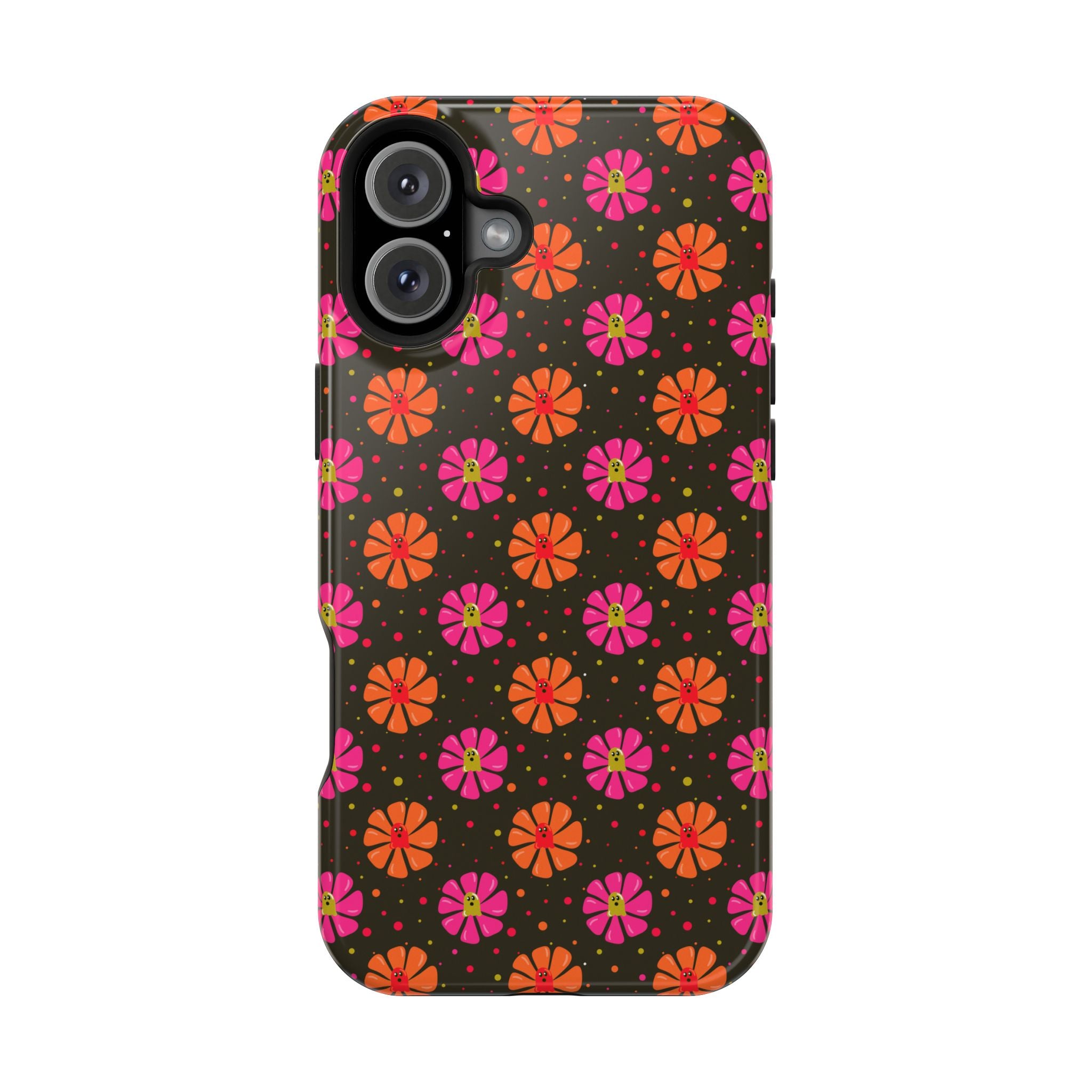 Ghost Retro Floral Magnetic Impact Phone Case