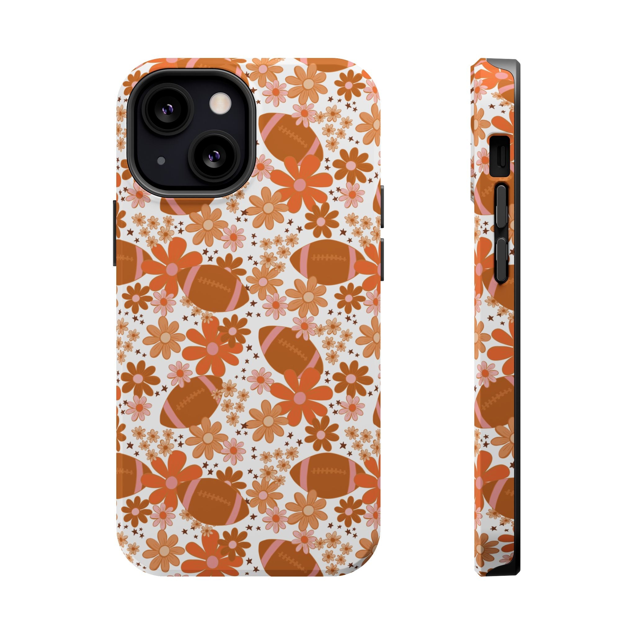 Floral Football Magnetic Impact Phone Case
