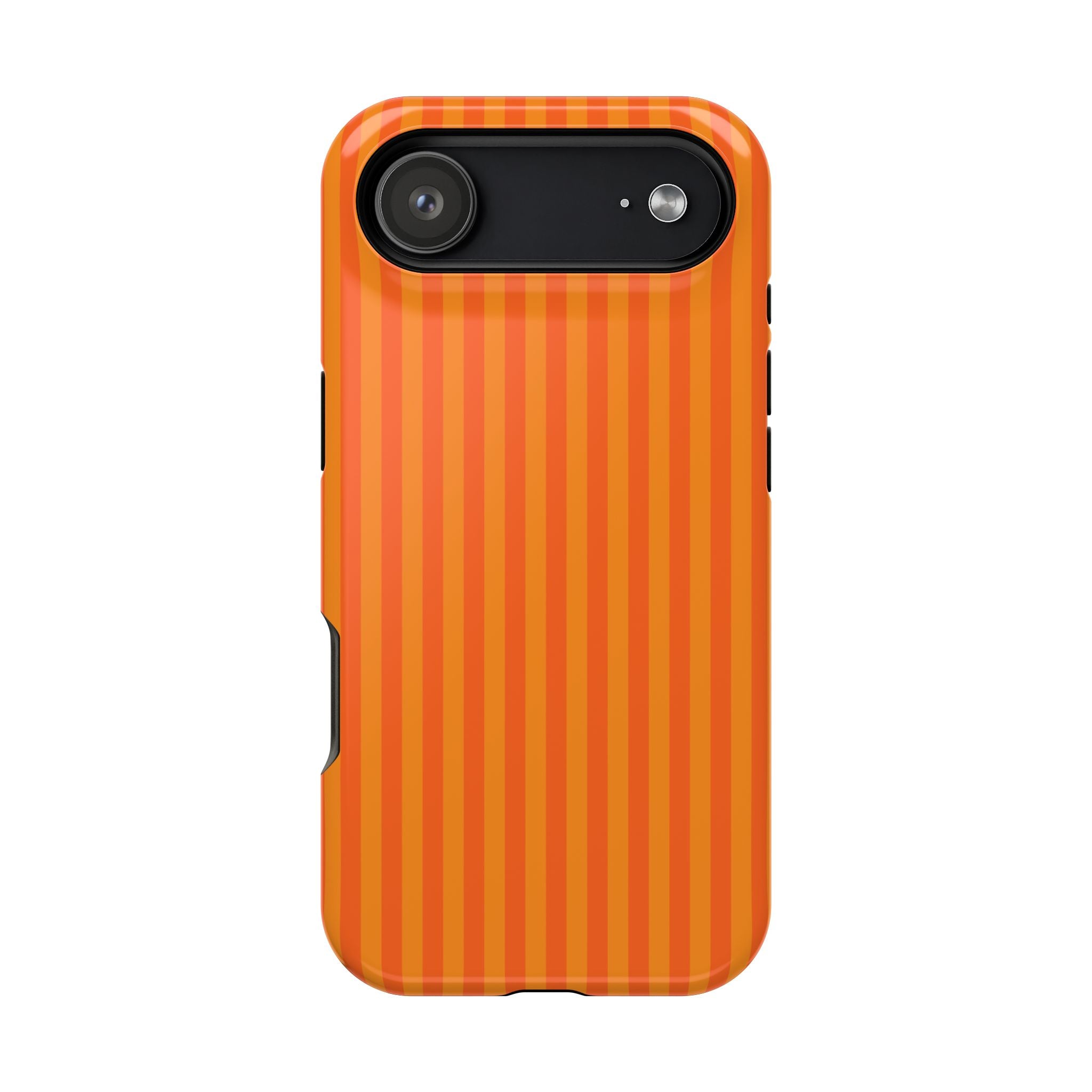 Orange Striped Magnetic Impact Phone Case