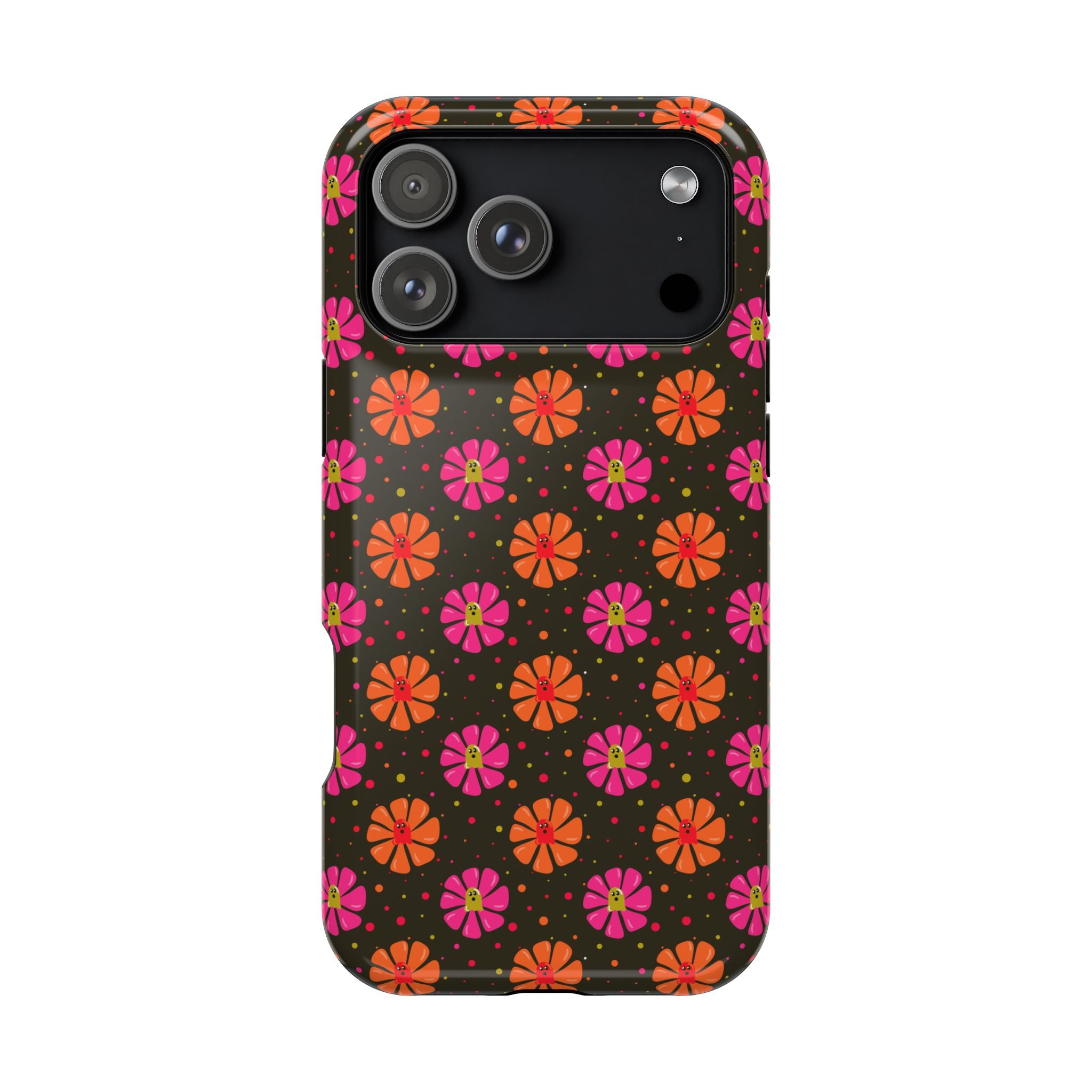 Ghost Retro Floral Magnetic Impact Phone Case