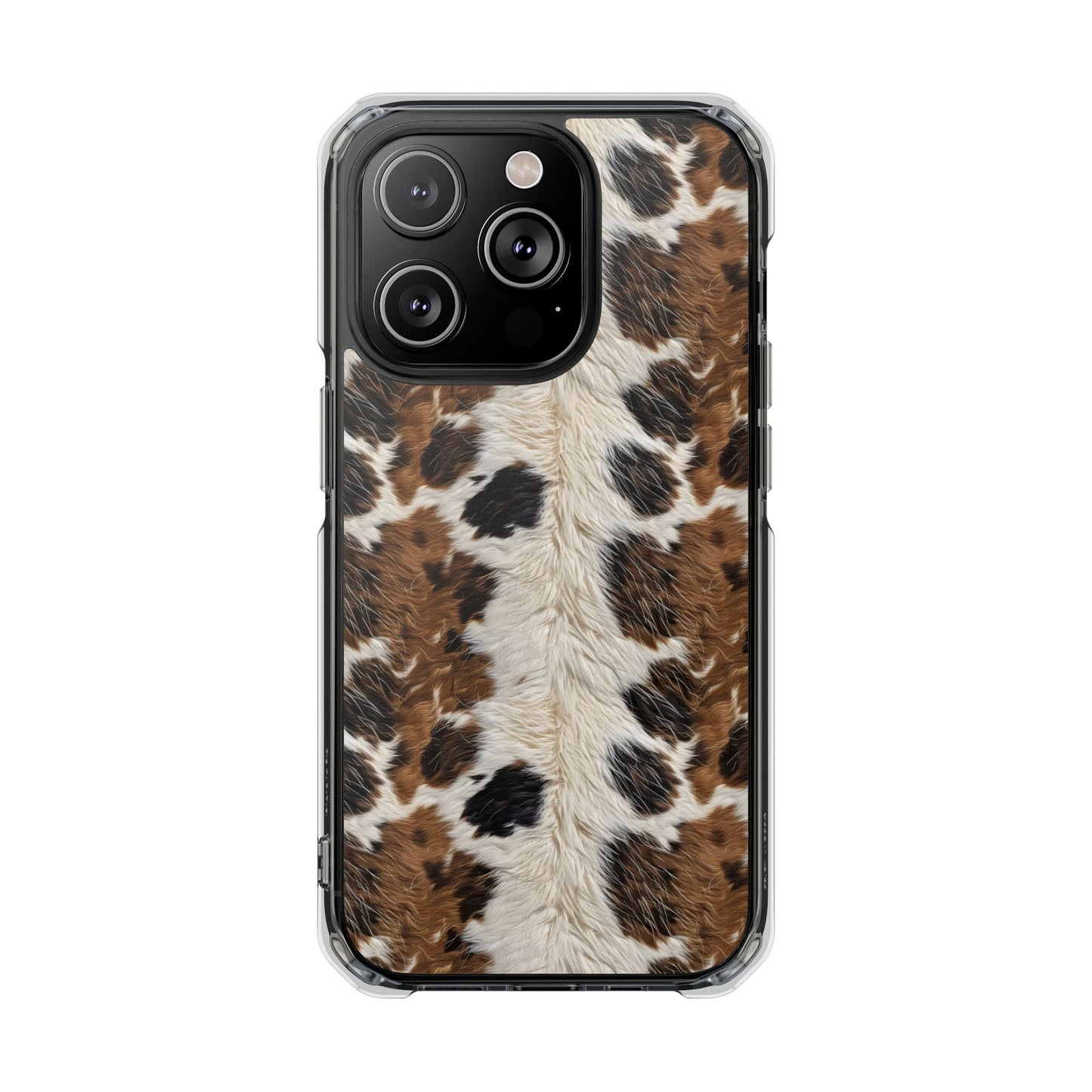 Cowhide Magnetic Clear Impact Cases