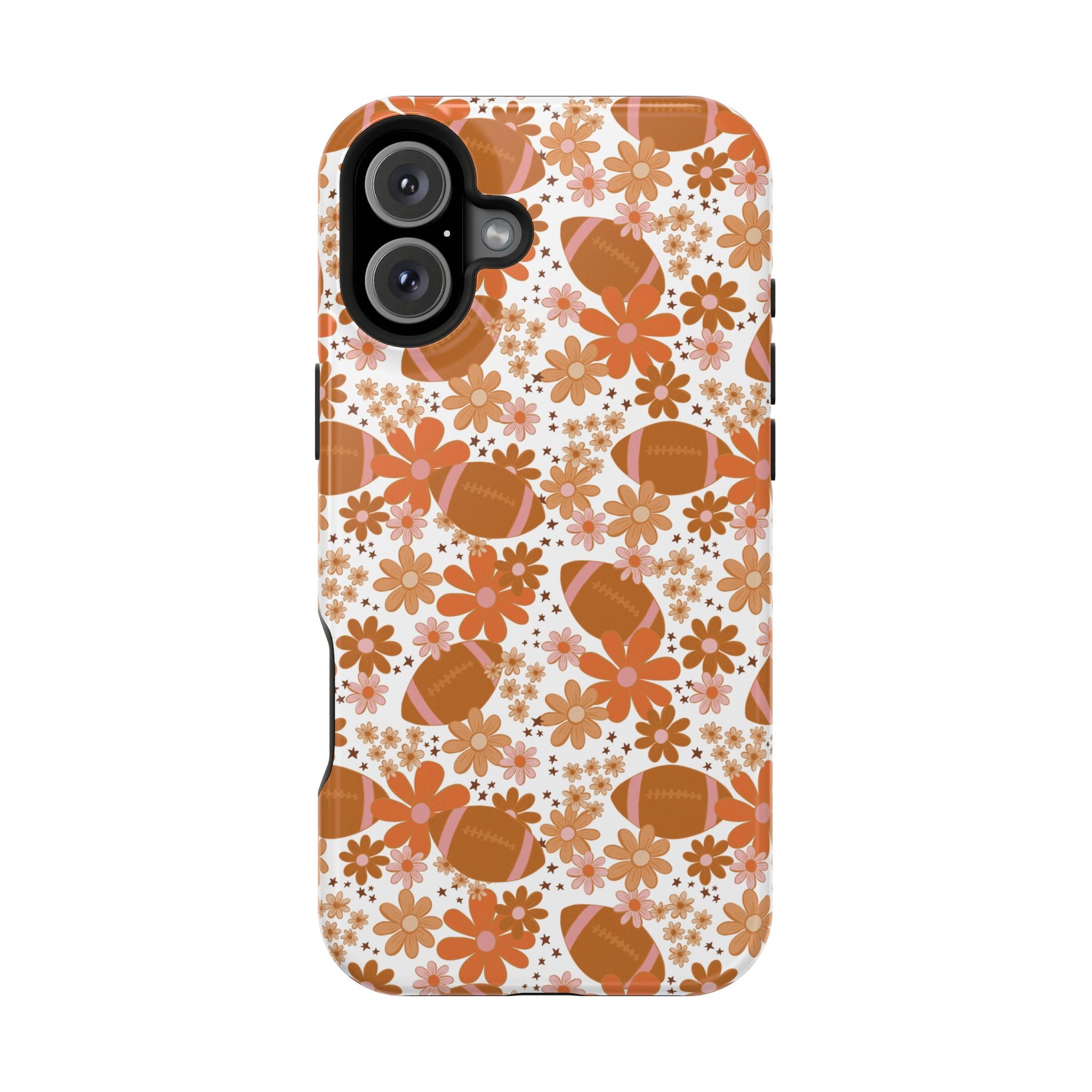 Floral Football Magnetic Impact Phone Case