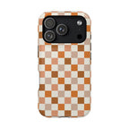 Retro Fall Checker MagSafe Impact Phone Case