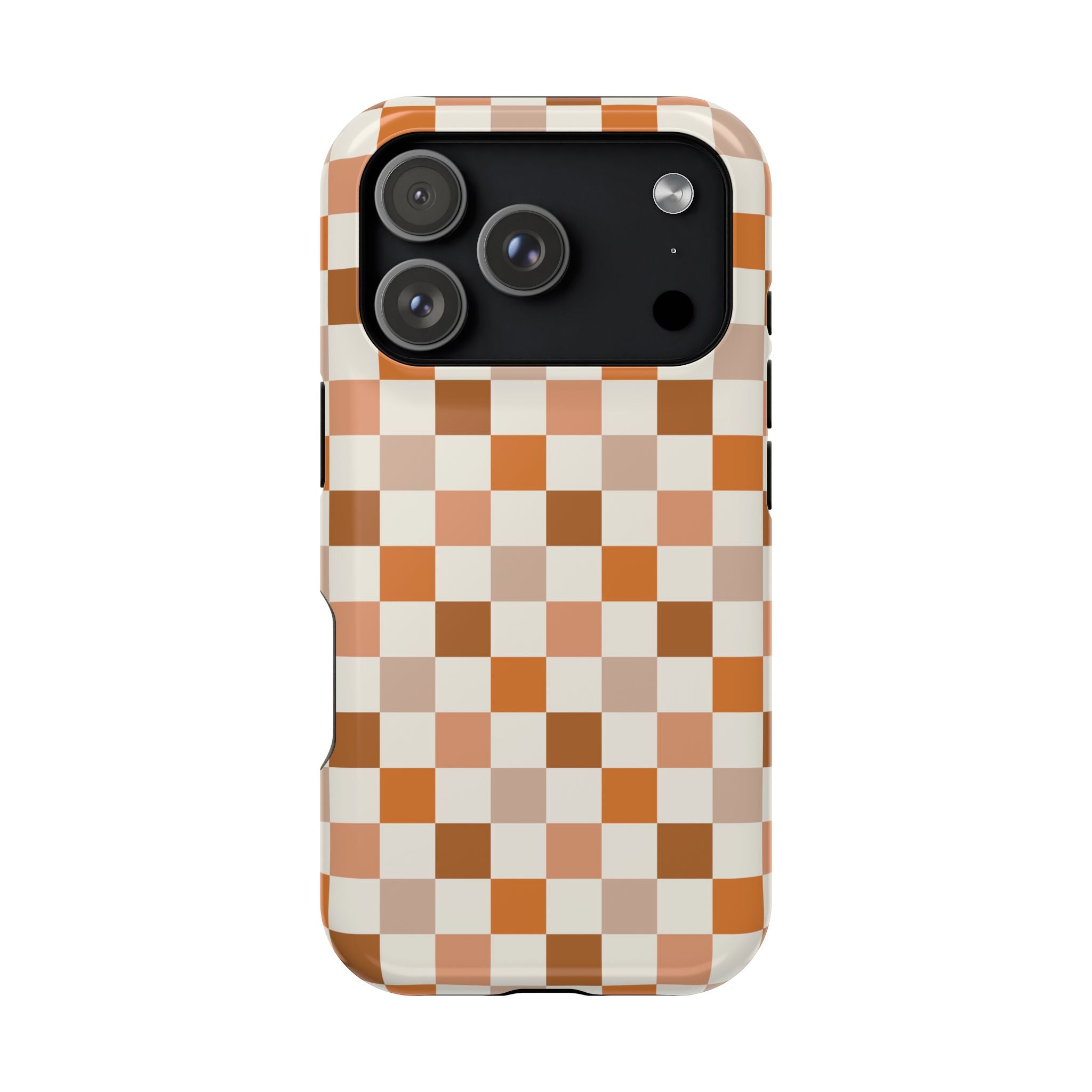 Retro Fall Checker MagSafe Impact Phone Case
