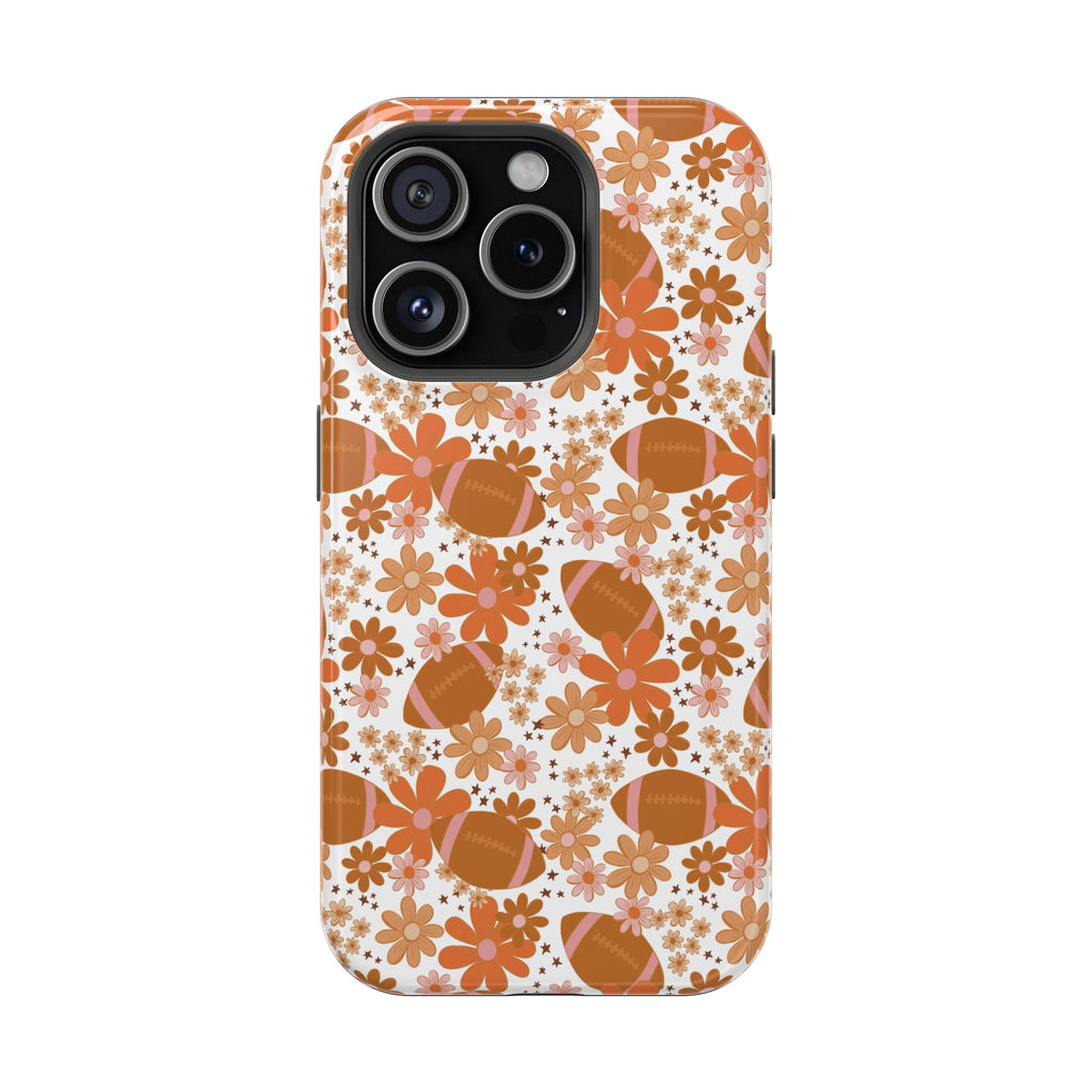 Floral Football Magnetic Impact Phone Case