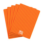 Orange Striped Poker Playing Cards