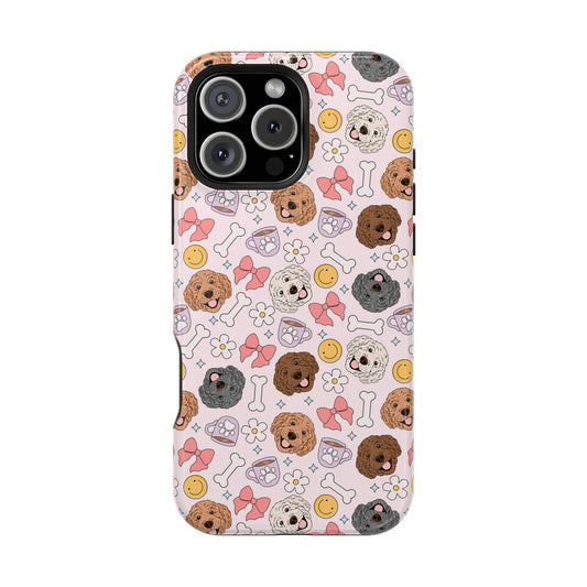 Pink Labradoodle Magsafe Phone case