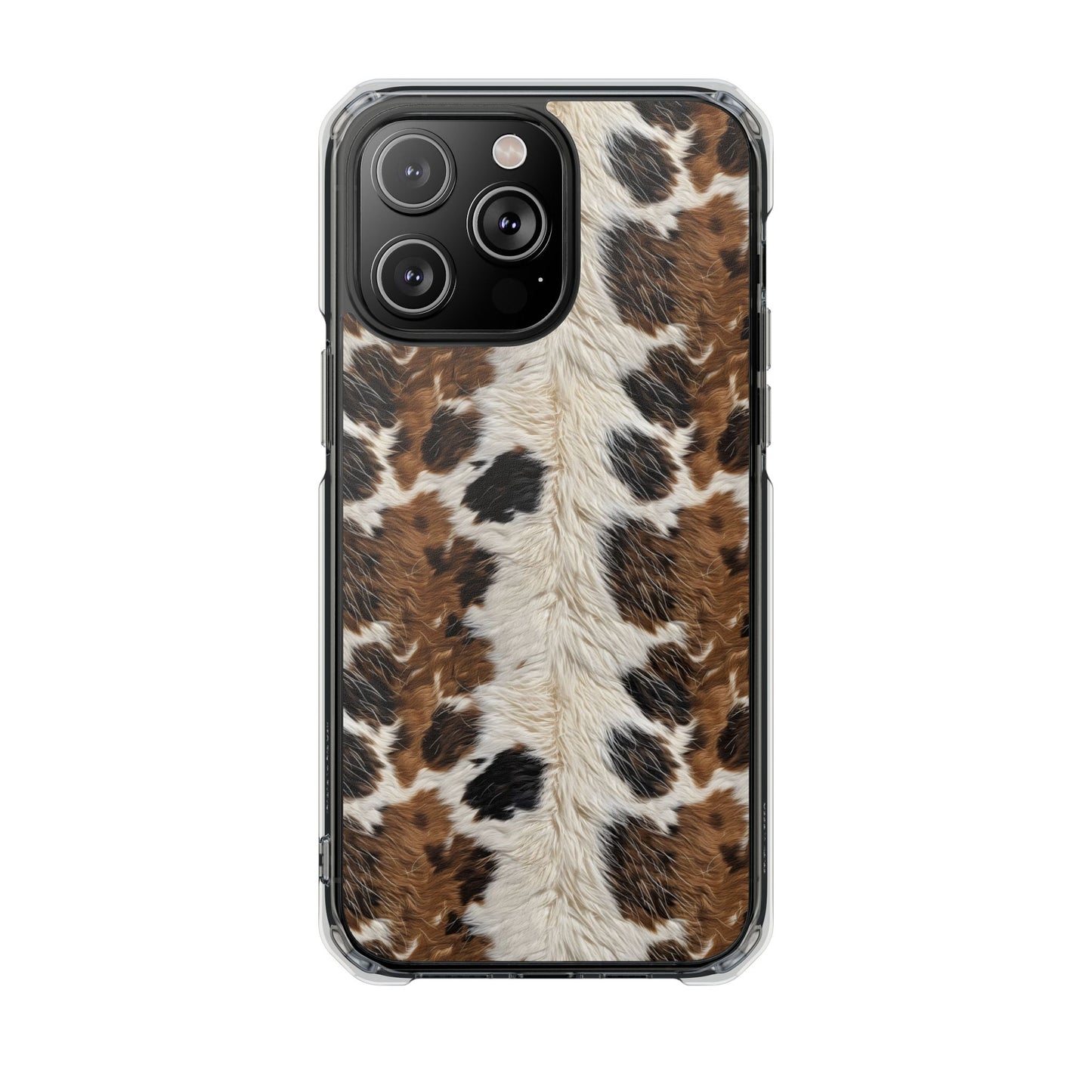 Cowhide Magnetic Clear Impact Cases