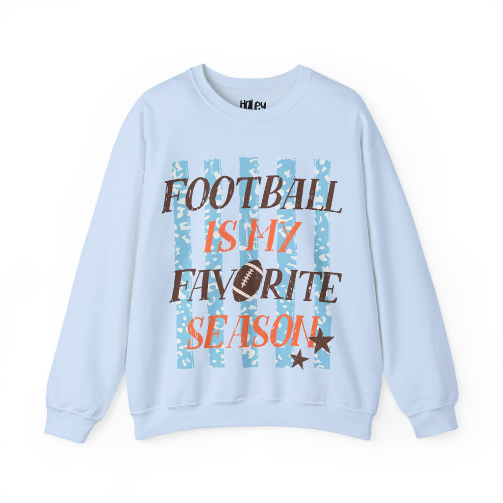 Football Is My Favorite Season Crewneck Sweatshirt