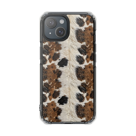 Cowhide Magnetic Clear Impact Cases