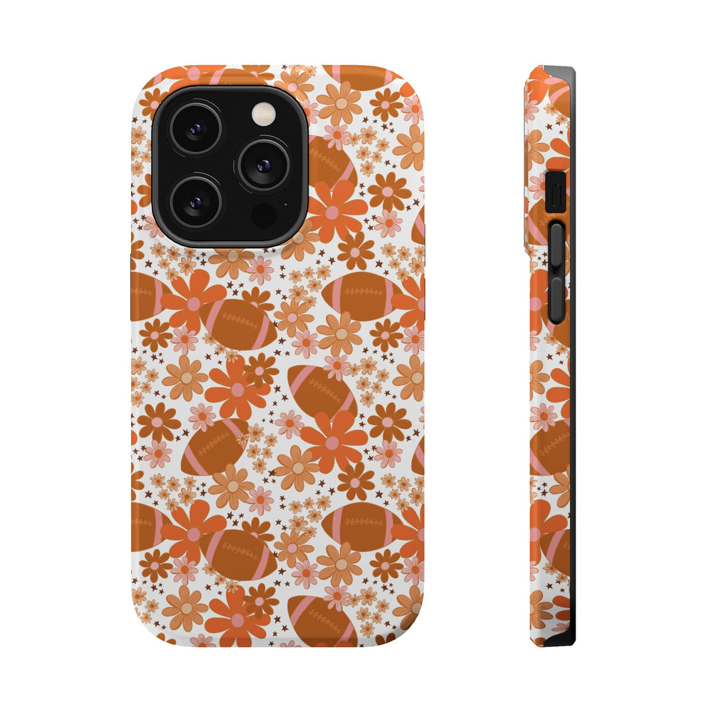 Floral Football Magnetic Impact Phone Case