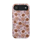 Floral Pumpkin Halloween Magnetic Impact Phone Case