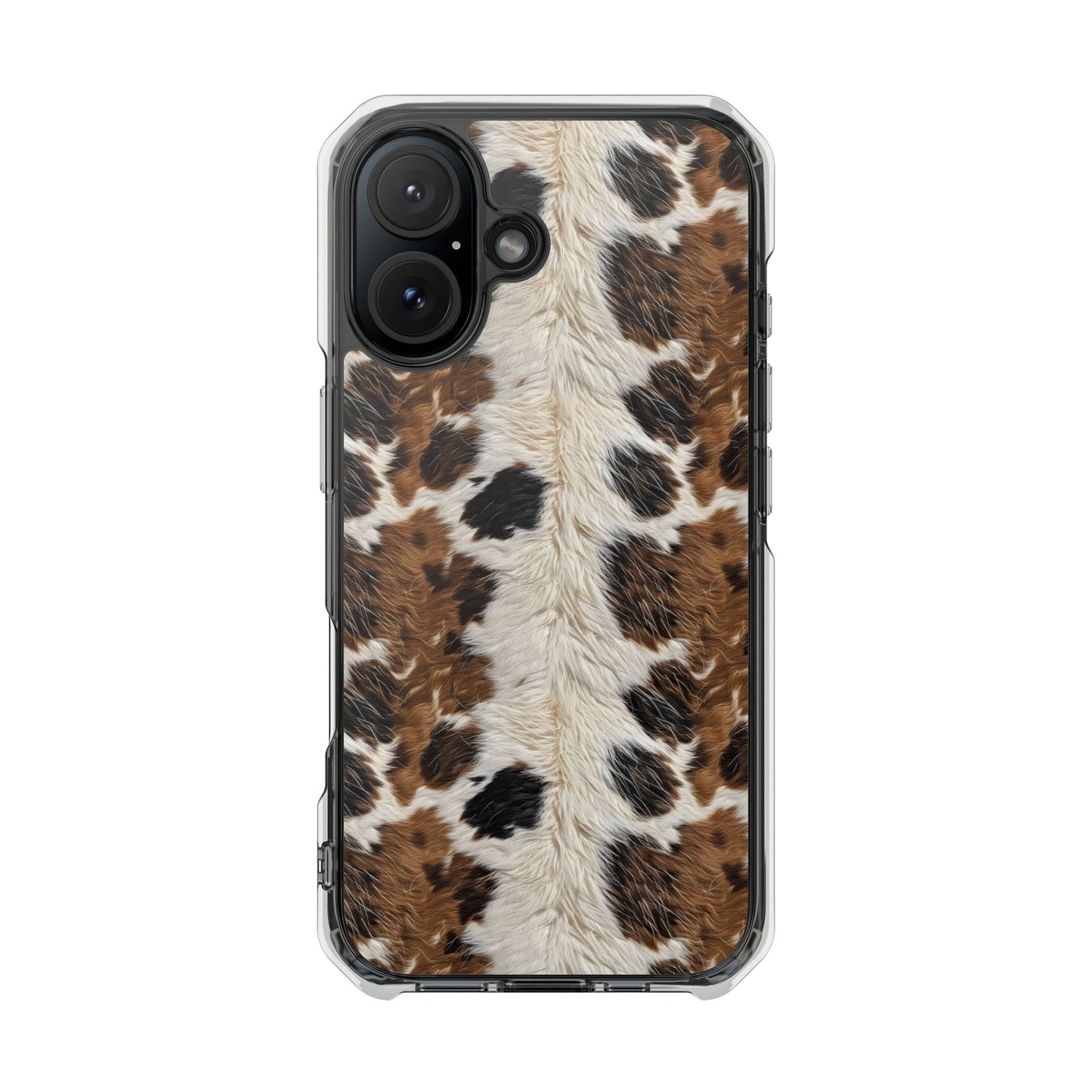 Cowhide Magnetic Clear Impact Cases