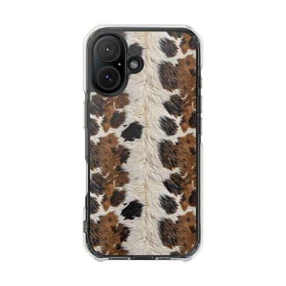 Cowhide Magnetic Clear Impact Cases