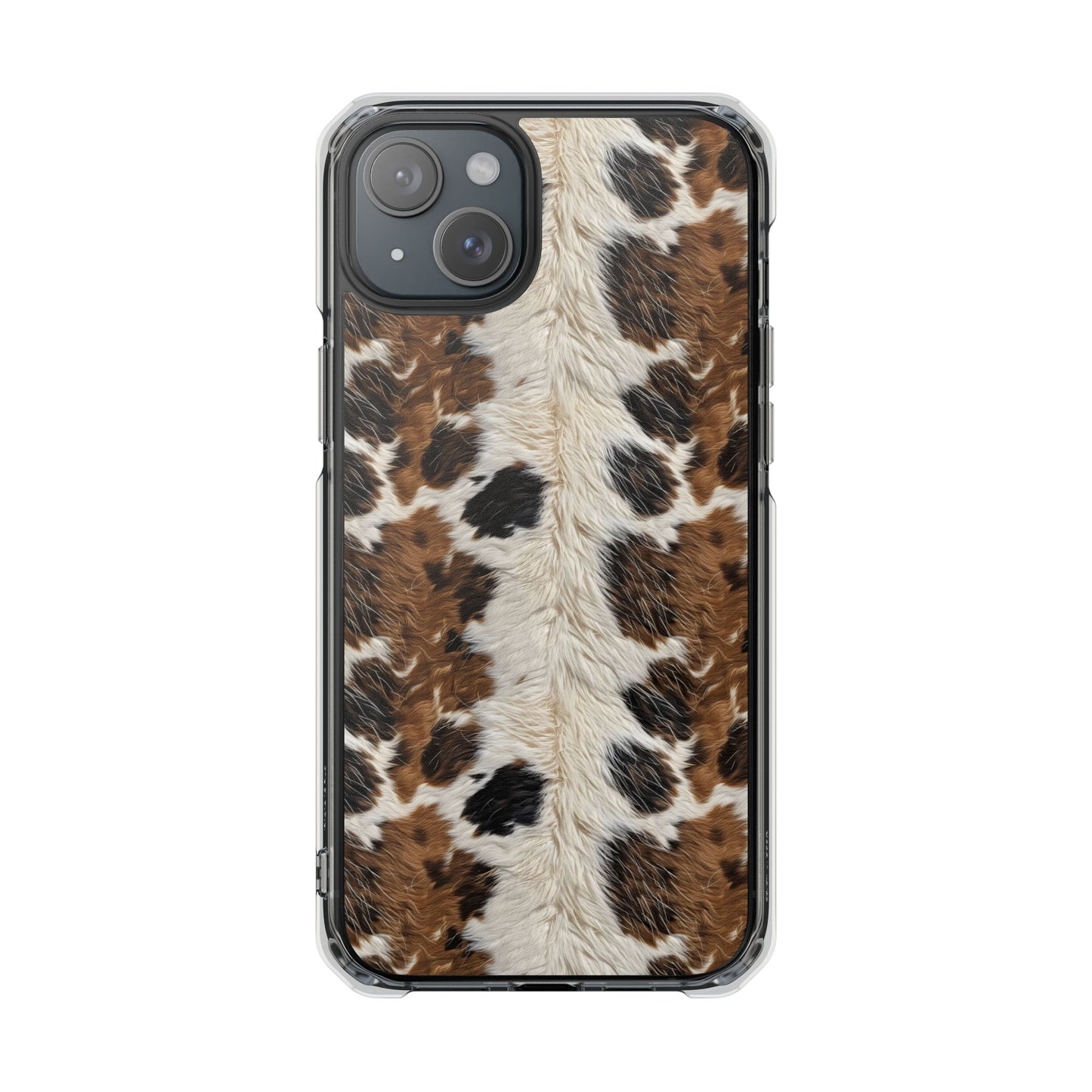 Cowhide Magnetic Clear Impact Cases
