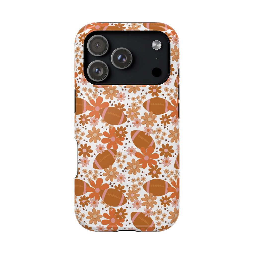 Floral Football Magnetic Impact Phone Case
