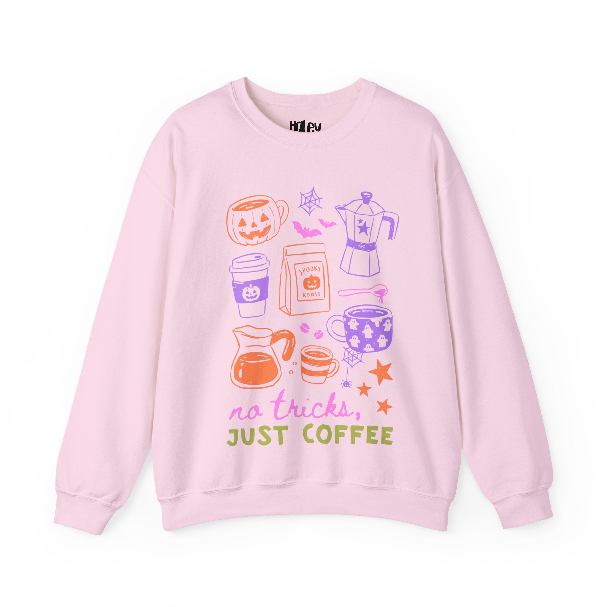 No Tricks, Just Coffee Sweatshirt
