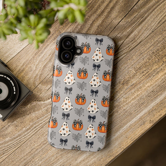Halloween Coquette Ghost Pumpkin Magsafe Phone case