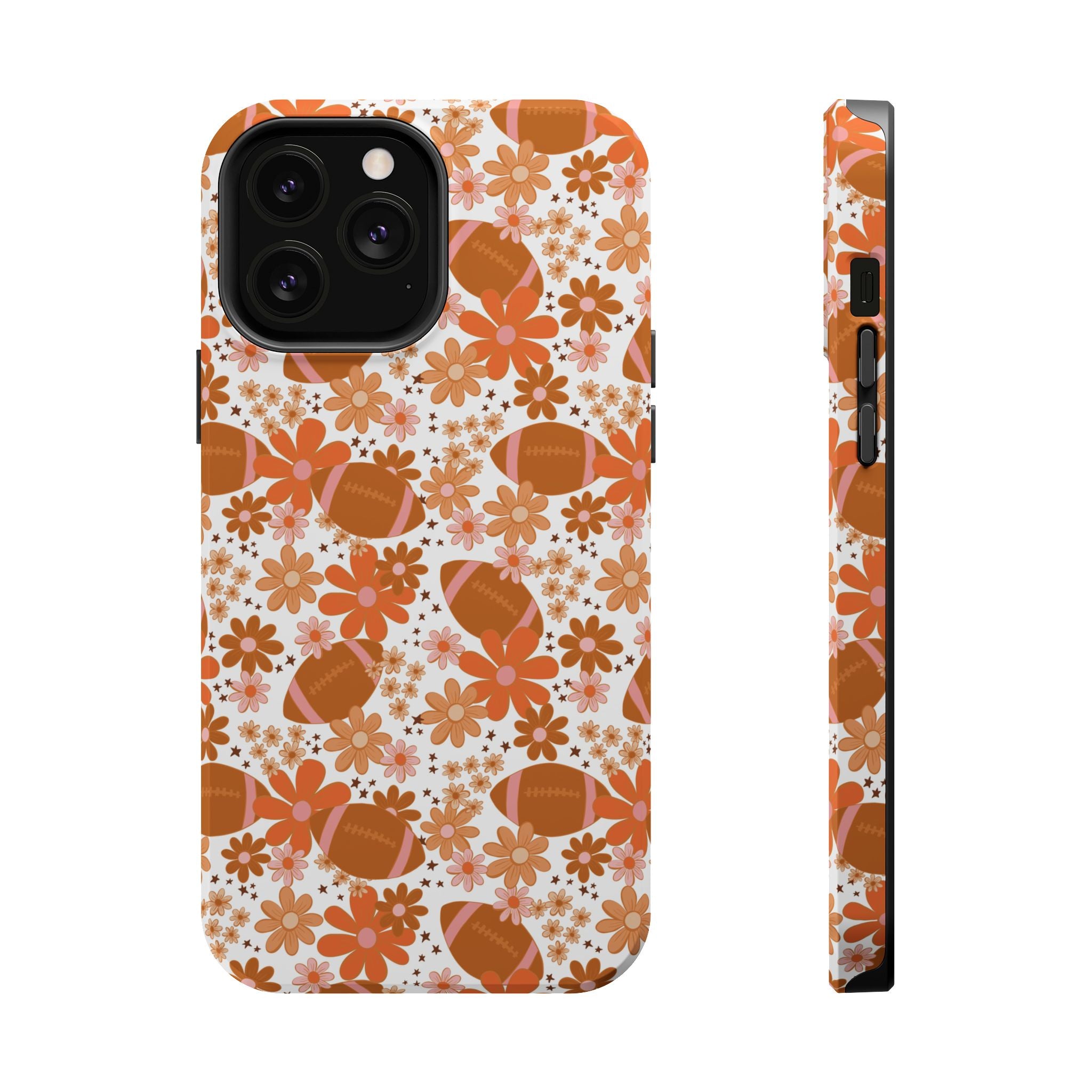 Floral Football Magnetic Impact Phone Case