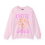 Coffee with My Ghouls Cute Halloween Ghost Coffee Design