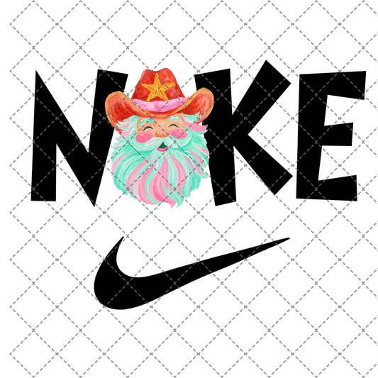 N*** Cowboy Santa PNG