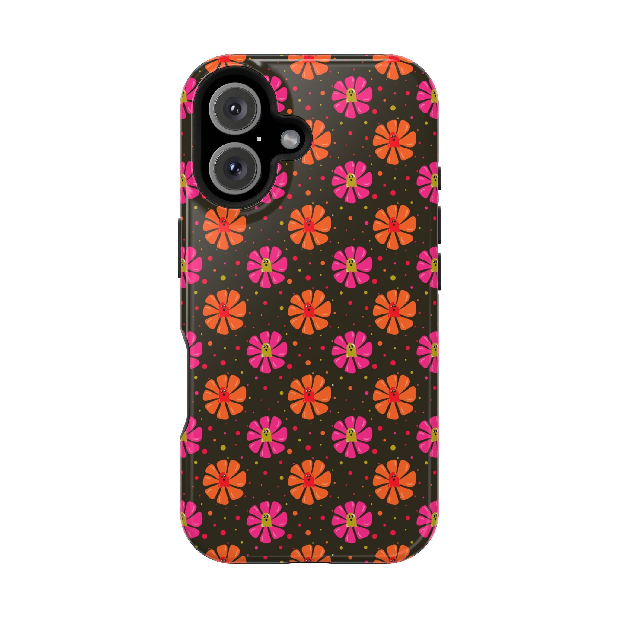 Ghost Retro Floral Magnetic Impact Phone Case