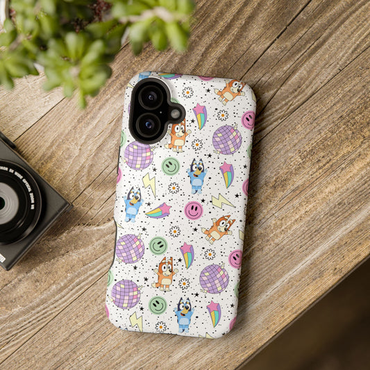 Retro Bluey And Bingo Magsafe Phone Case