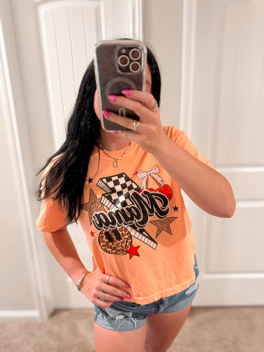 TRENDY MAMA CROPPED CC TEE
