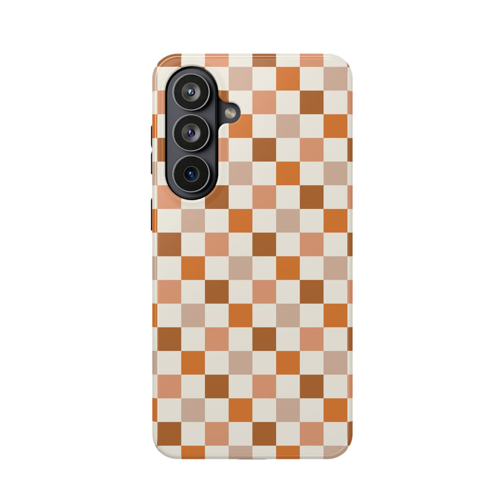 Retro Fall Checker MagSafe Impact Phone Case