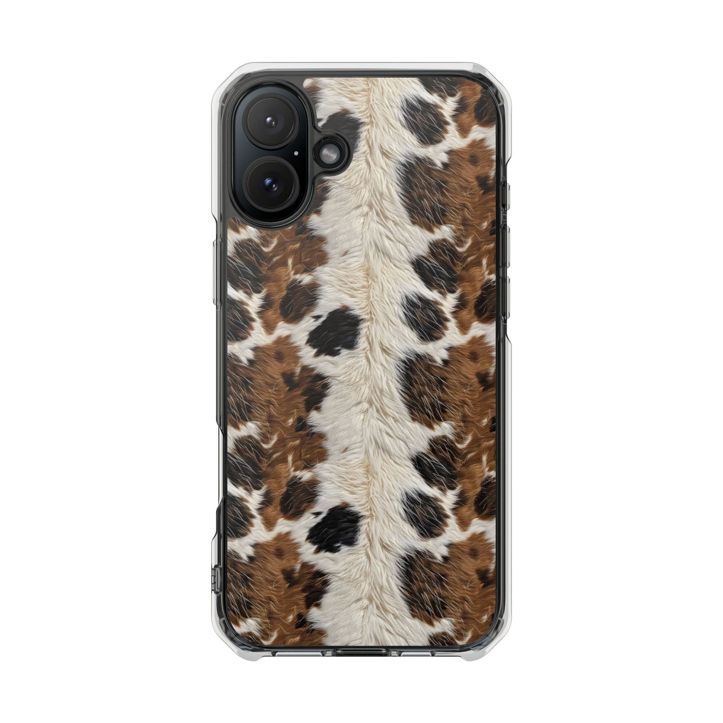 Cowhide Magnetic Clear Impact Cases